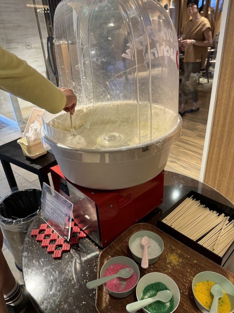 シェラトングランデトーキョーベイホテル、朝食、GALLERIA cafe、キッズ、綿菓子