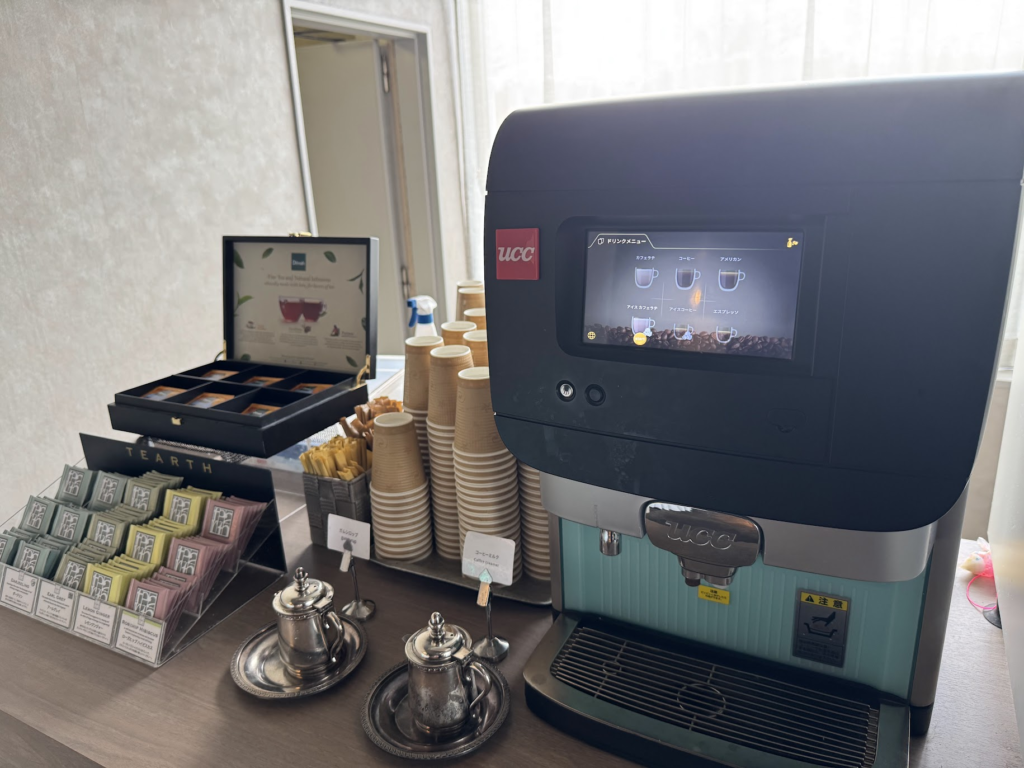 グランドメルキュール那須、ラウンジ、コーヒー