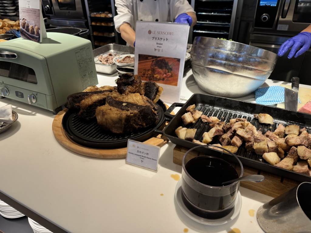 グランドメルキュール那須、ビュッフェ、肉