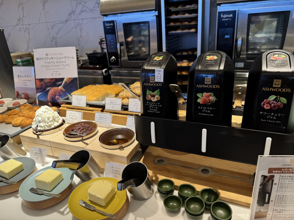 グランドメルキュール那須、ビュッフェ、クリーム、