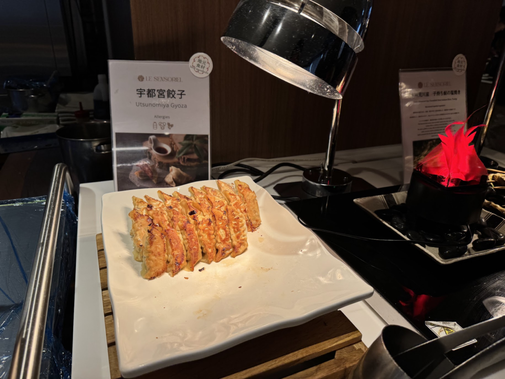 グランドメルキュール那須、ビュッフェ、餃子