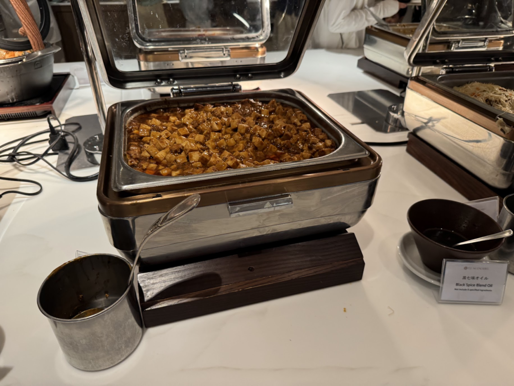 グランドメルキュール那須、ビュッフェ、麻婆豆腐