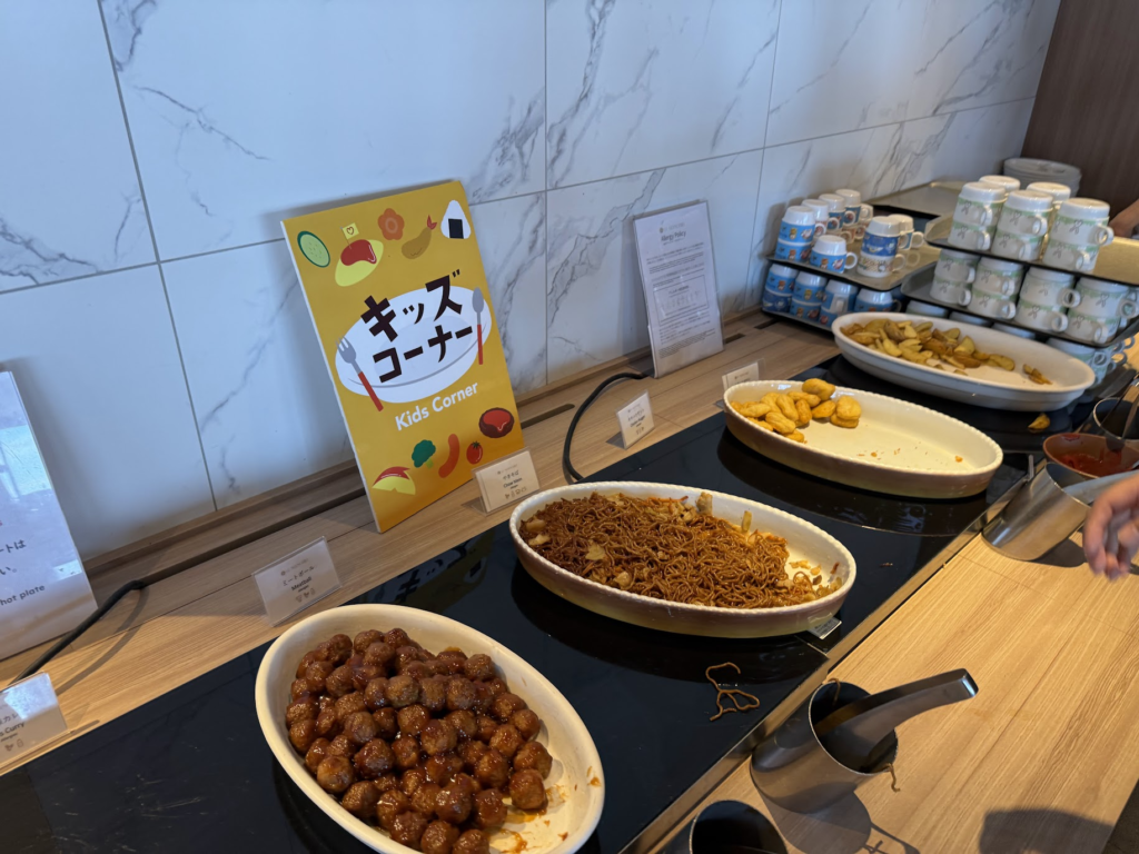 グランドメルキュール那須、朝食、キッズコーナー