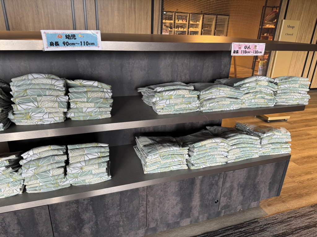グランドメルキュール那須、館内着、備品