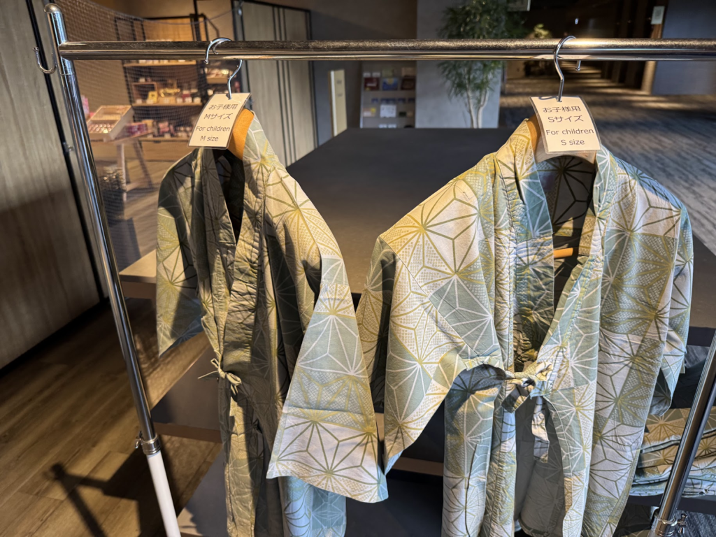 グランドメルキュール那須、館内着、備品、子供用