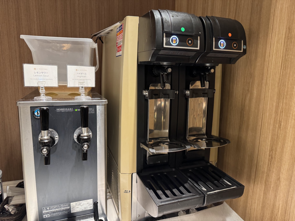 グランドメルキュール八ヶ岳、ブッフェ、ビール