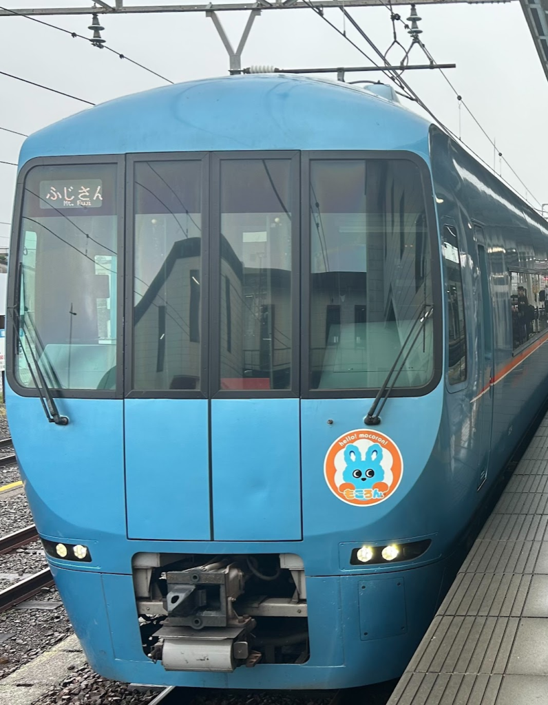小田急、ロマンスカー、ブルー、MSE、ふじさん、もころん