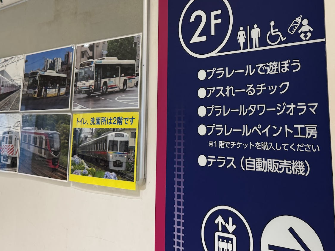 京王れーるランド、2階