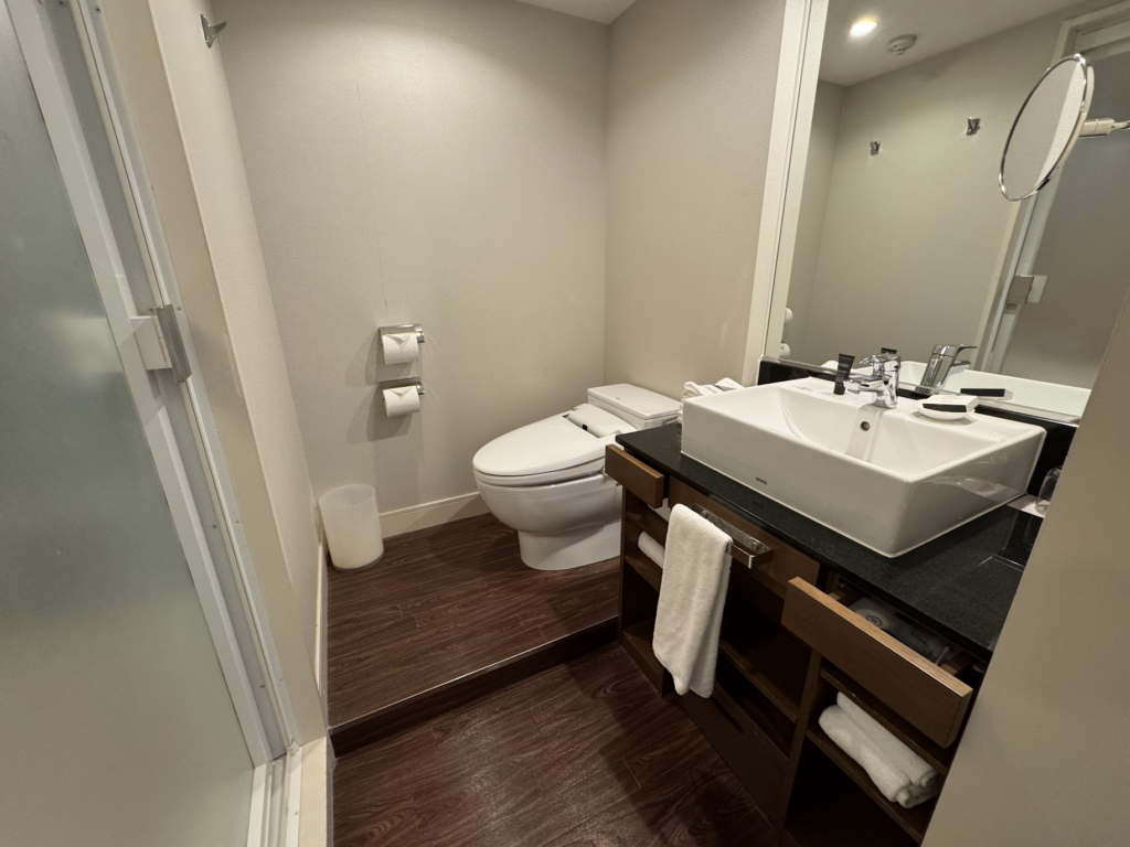 シェラトングランデトーキョーベイ、グランデルーム、客室、洗い場